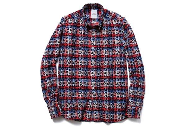 uniform experiment 豹紋印花法蘭絨襯衫