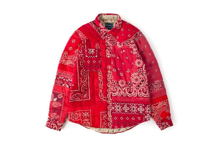 visvim F.I.L. Indigo Camping Trailer KERCHIEF DOWN JKT 羽絨夾克