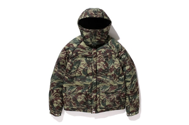 A Bathing Ape Lizard Camo Mountain Down Jacket 羽絨夾克