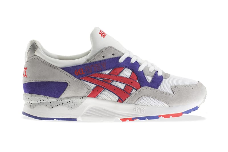 ASICS Gel Lyte V White/Fiery Red 配色