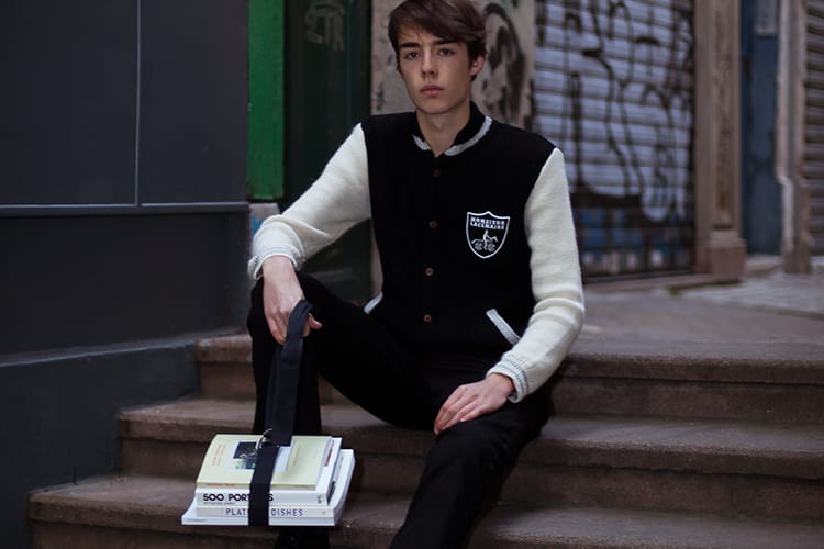 CLOT x Monsieur Lacenaire Teddy French Knitted Varsity Raiders Jacket 聯名限量夾克