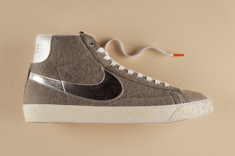 Nike Blazer Mid Vintage QS Granite/Silver/White 配色