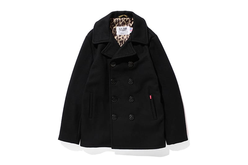 Stussy x Schott 2013 冬季 Savannah Pea Coat 雙排扣大衣