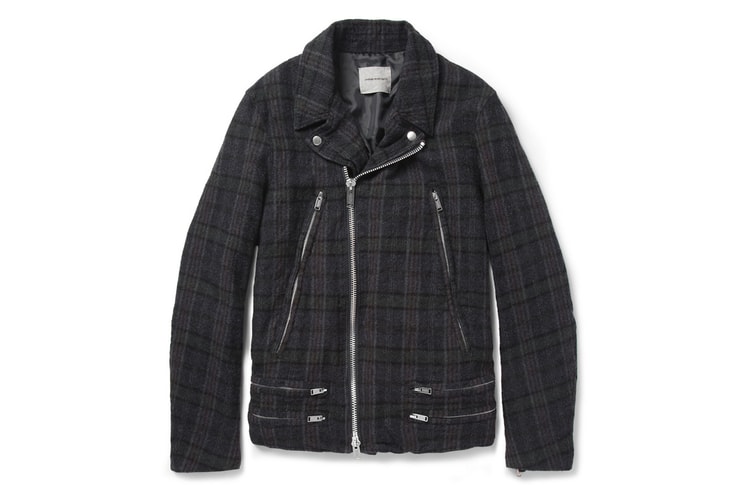UNDERCOVER Plaid Wool 機車夾克