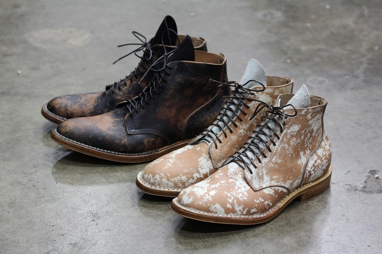 Viberg Painted Horsehide Service Boots 靴款