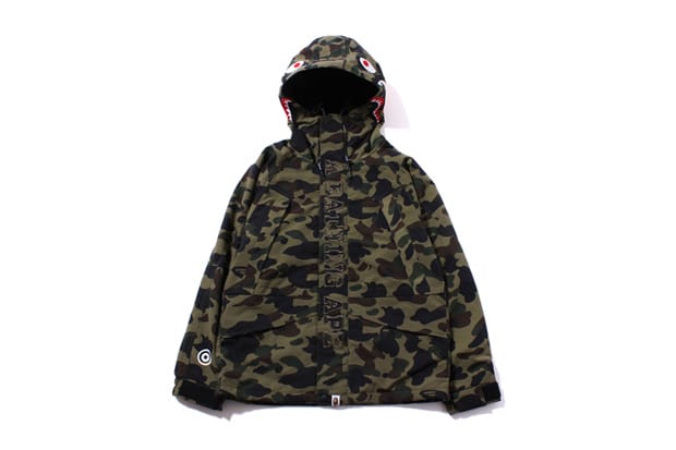 A Bathing Ape 1st Camo Shark 滑雪夾克
