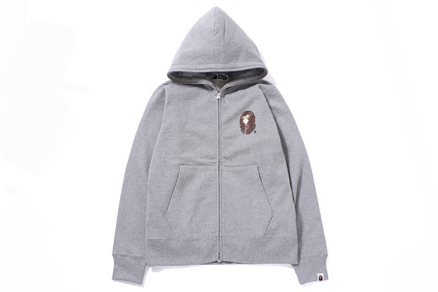 A Bathing Ape Swarovski Large Head Full Zip Hoodie 連帽外套
