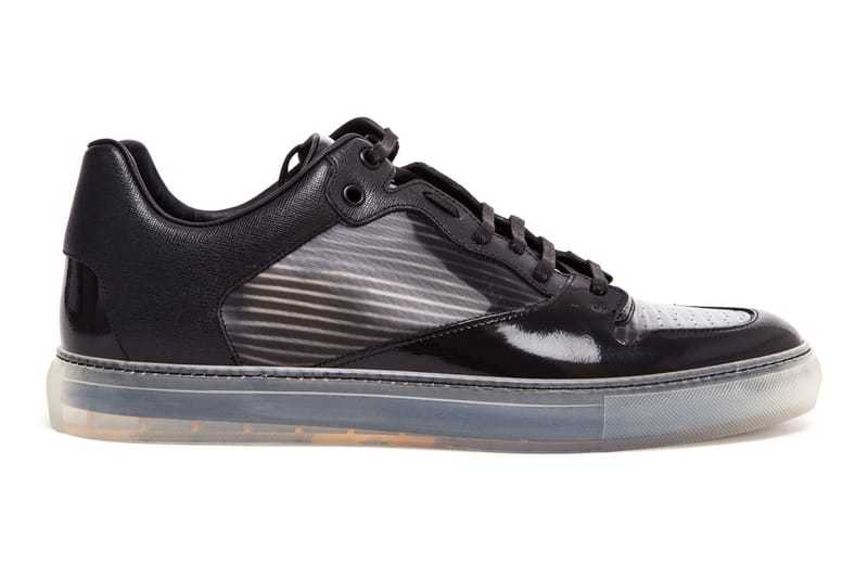 Balenciaga Contrasting Leather &amp; Transparent Trainers 鞋款