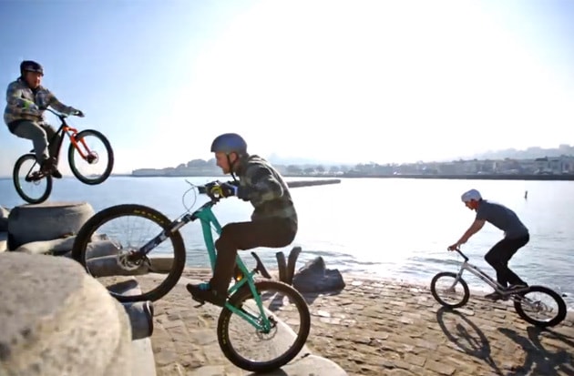 三藩市街頭自行車跑酷影片