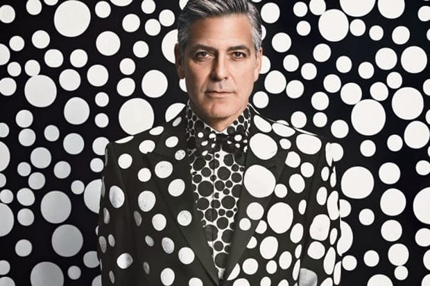 草間彌生與 George Clooney 合作爲《W Magazine》拍攝最新特輯