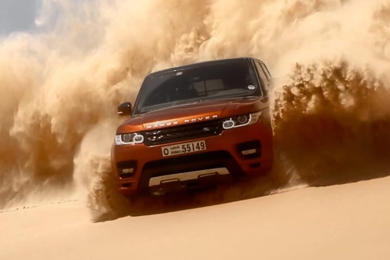  2014 年式樣 Range Rover Sport 打破「Empty Quarter」賽段記錄