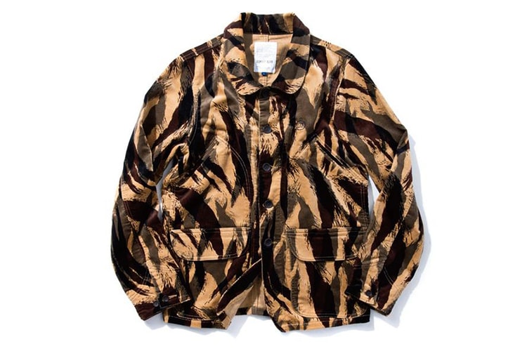 DeMarcoLab TIGER CAMO CORD. FIELD COAT 夾克