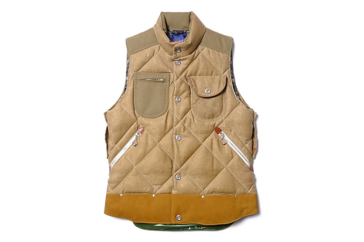 Junya Watanabe MAN x Duvetica「Marsia」Cotton Moleskin Paraffin Down Feather Vest 聯名羽絨背心