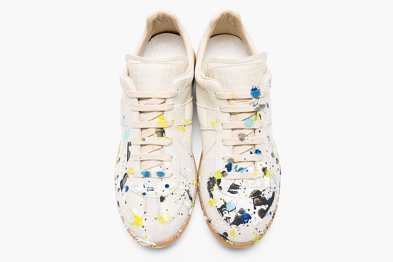 Maison Martin Margiela Replica Sneakers 潑墨配色設計