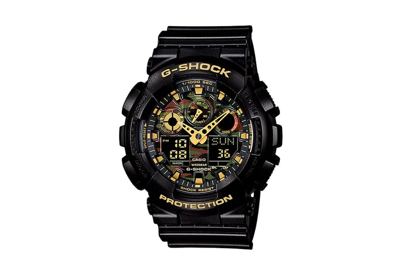 Casio G-Shock GA-100CF「Camo Dial」別注系列
