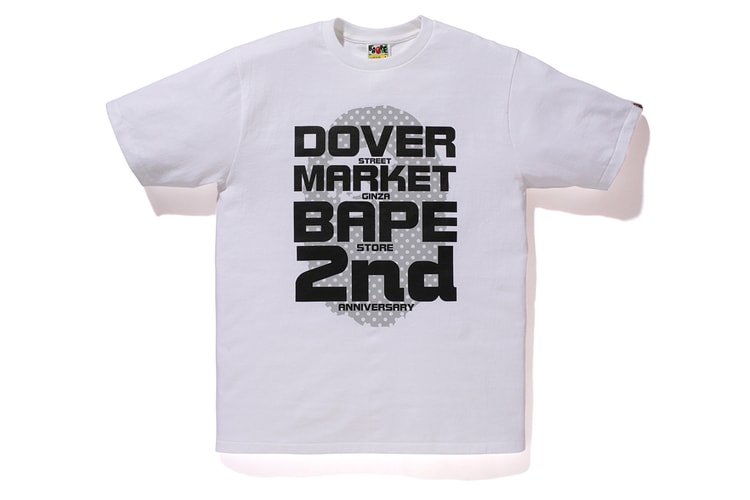 A Bathing Ape「DOVER STREET MARKET GINZA 2nd Anniversary」兩周年別注 T-Shirts