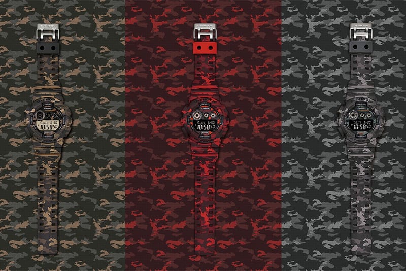 Casio G-Shock 2014 春夏迷彩系列