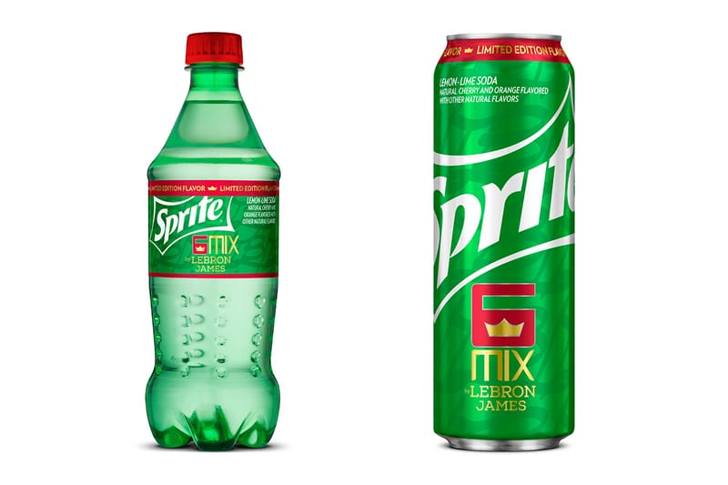 LeBron James x Sprite「Sprite Mix 6」聯名限量版飲料