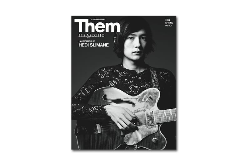 Hedi Slimane 爲《THEM Magazine》創刊號拍攝封面 