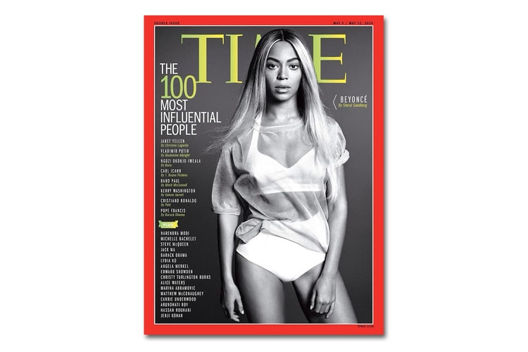 Beyoncé 登上《TIME》雜誌「全球百位最具影響力人物」特刊封面