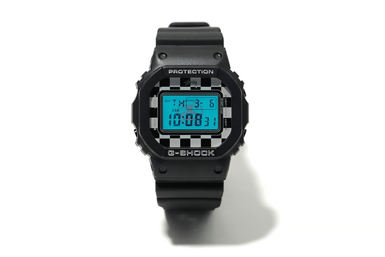 Stussy x Casio G-Shock DW-5600「Checker」聯名腕表