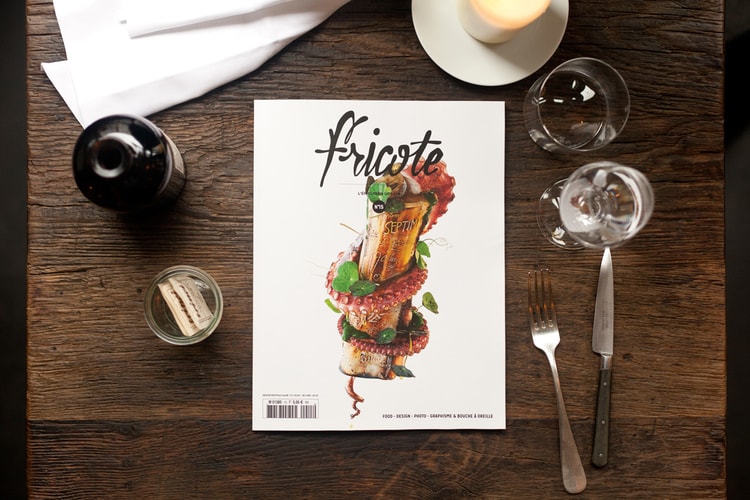 美食雜志《Fricote》第 15 期封面制作花絮