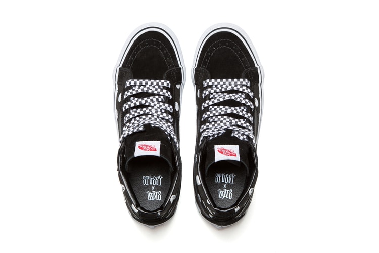 Stussy x Vault by Vans Sk8-Hi「Black 8-Ball」聯名鞋款