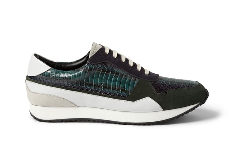 Wooyoungmi Snake & Suede 運動鞋