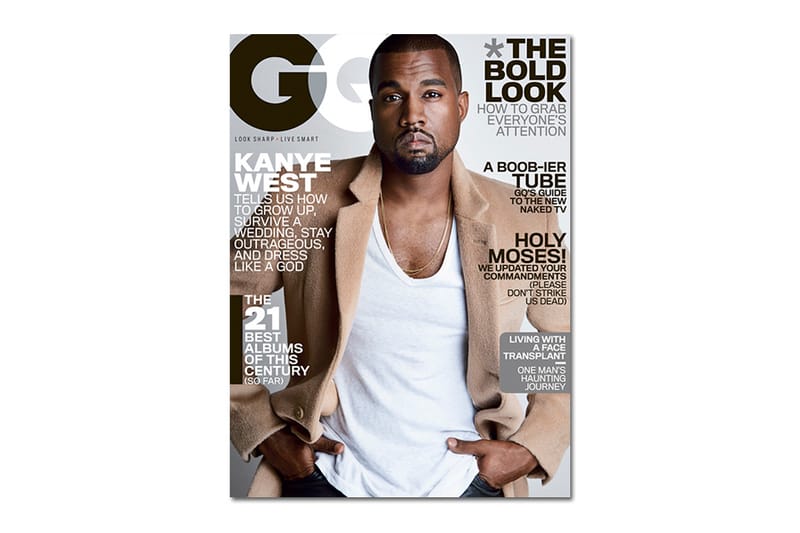 Kanye West 擔綱《GQ》八月號封面人物