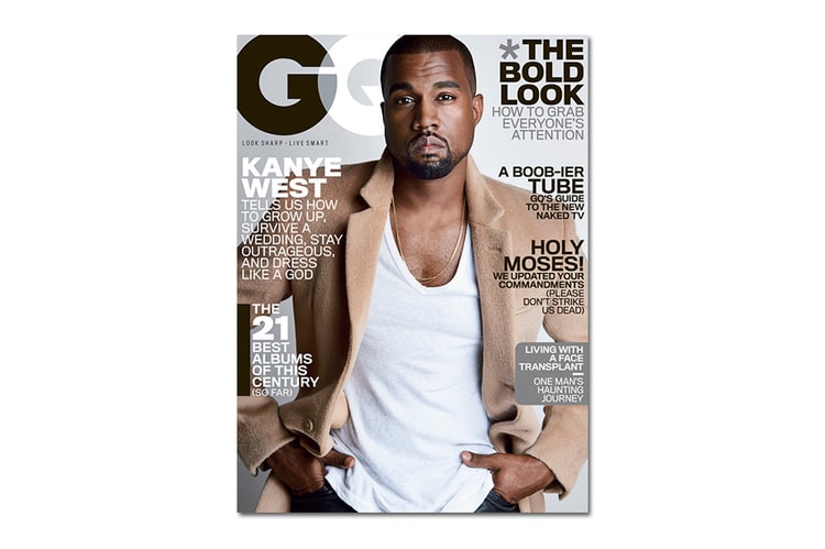 Kanye West 擔綱《GQ》八月號封面人物