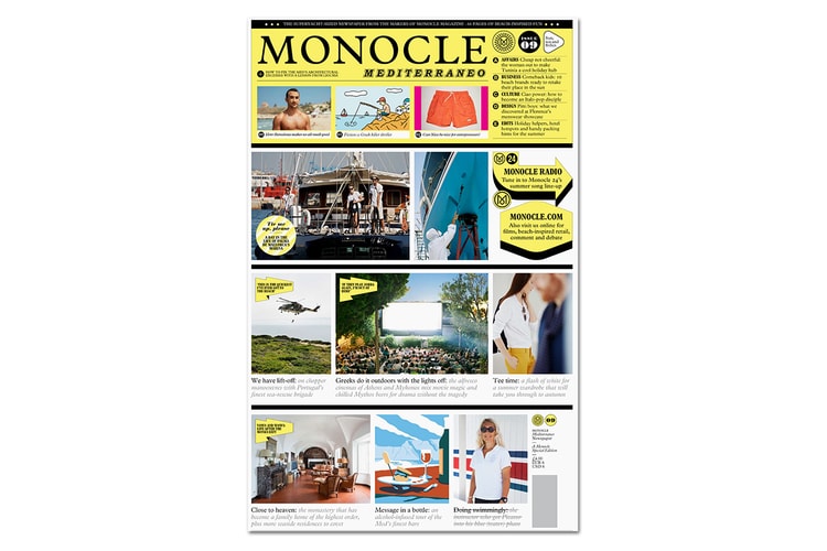 Monocle 2015 夏季《Mediterraneo》報刊