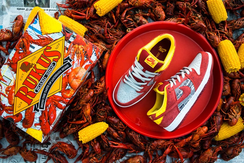 Rukus x Nike SB Dunk Low QS「Crawfish」別註配色