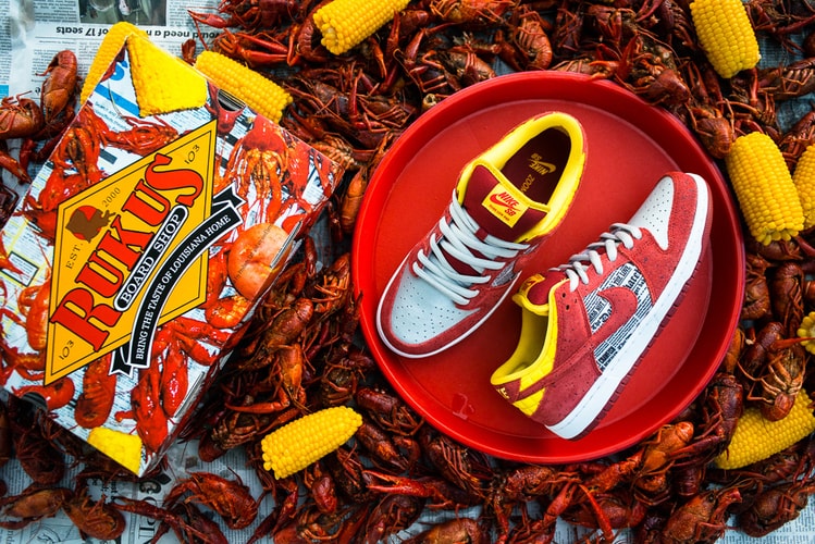 Rukus x Nike SB Dunk Low QS「Crawfish」別註配色