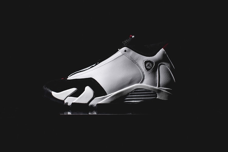 近賞 Air Jordan 14 Retro Black/White 配色