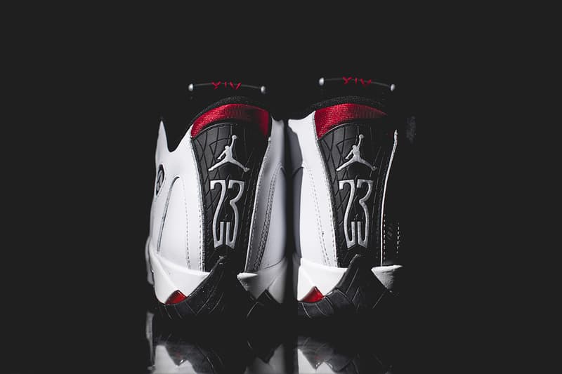 近賞 Air Jordan 14 Retro Black/White 配色