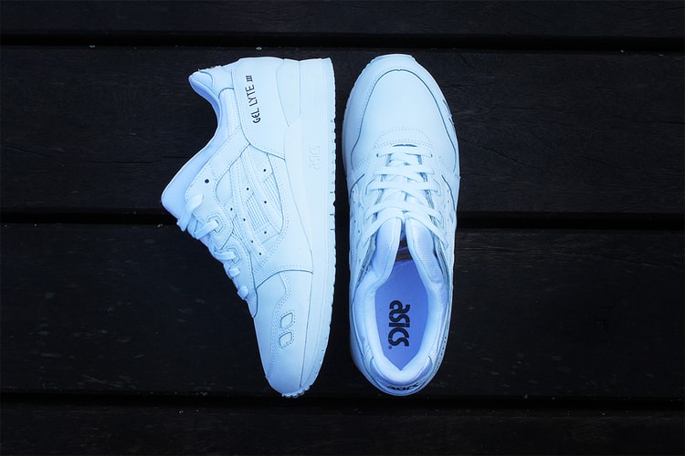 ASICS Gel Lyte III「Pure」全白配色