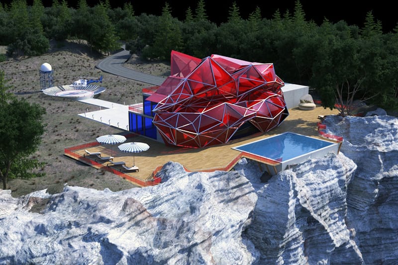 Vasily Klyukin 設計「Madame Sur」概念別墅