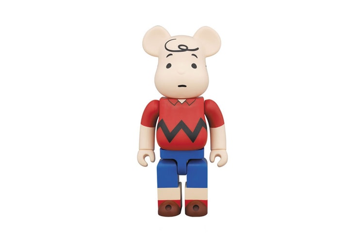Peanuts x Medicom Toy 400% Charlie Brown Bearbrick 聯名別注版本