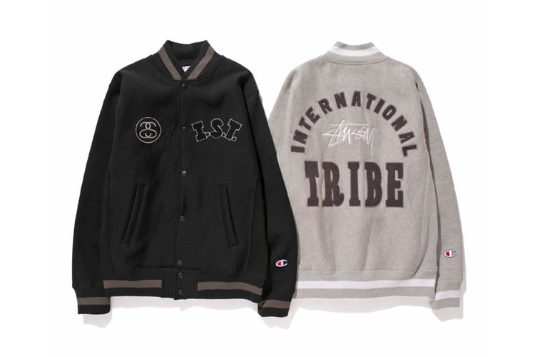 Stussy x Champion Japan 2014 秋冬聯名 I.S.T. 棒球夾克