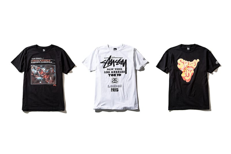 Curtis Mayfield x Stussy Guest Artist Series 聯名 T-Shirt 系列