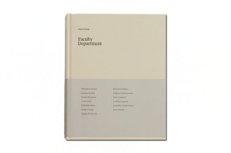 Justin Chung 攝影作品集《Faculty Department》