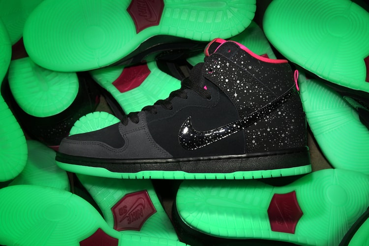 Premier x Nike SB Dunk High Pro 聯名配色設計「Northern Lights」
