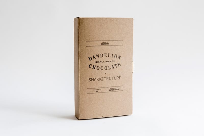 Cool Hunting x Snarkitecture x Dandelion Chocolate「Break Bar」聯名巧克力