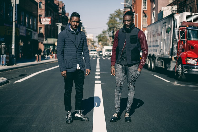 Streetsnaps: Joshua Kissi & Travis Gumbs 示範 Armani Exchange Black Edition 別注系列