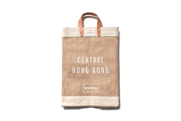 WOAW STORE x Apolis 一週年紀念別注麻布織袋