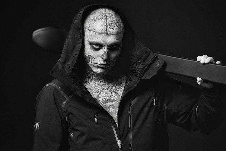 Rick Genest 示範 Descente 2014 秋冬羽絨夾克「The Masterpiece」