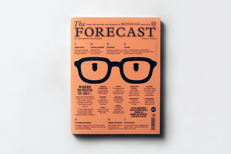 《Monocle》雜誌發表年度刊物「The Forecast」