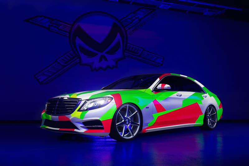 Vossen Wheels 與 MetroWrapz 聯手打造 Mercedes Benz S550「Product Placement」別注車款  @ Art Basel Miami