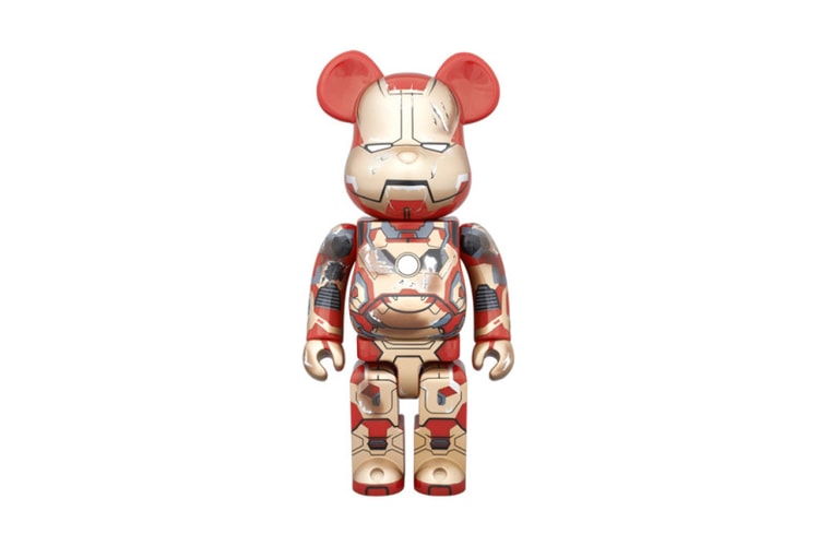 Iron Man x Medicom Toy 400% & 100% Bearbrick 聯名玩偶