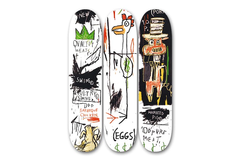 The Skateroom x Jean-Michel Basquiat 聯名滑板系列